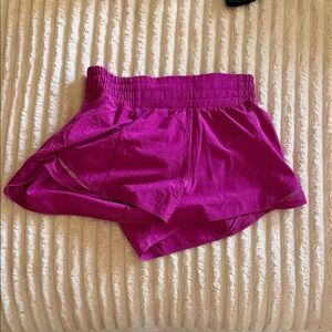 lululemon athletica Magenta Athletic Shorts